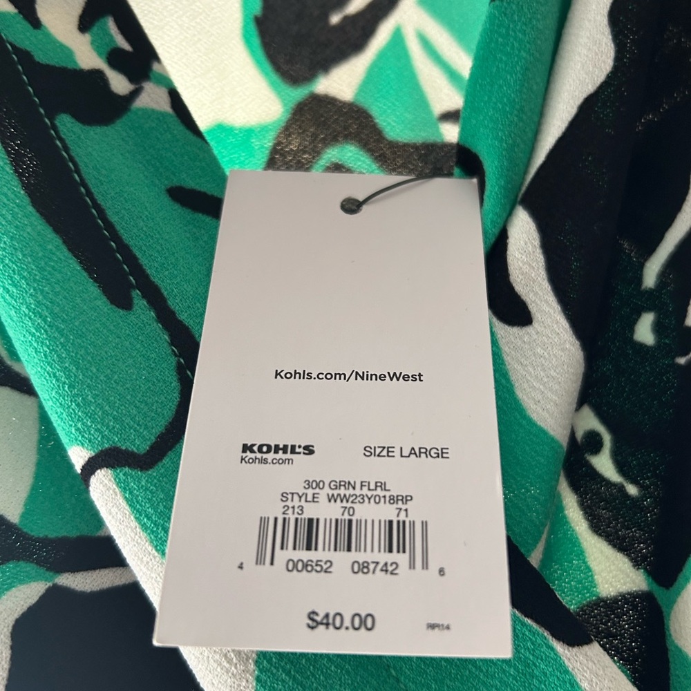Brand new with tags wrap around dress. Bought for wedding but did not wear.